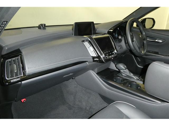 クラウンハイブリッド RSアドバンス 地デジ 衝突被害軽減装置 ドライブレコーダ エアロ 黒革シート LEDヘットライト 後カメラ クルコン AC Pシート エアバッグ ナビTV セキュリティーアラーム 100V充電 キーフリー アルミ(13枚目)