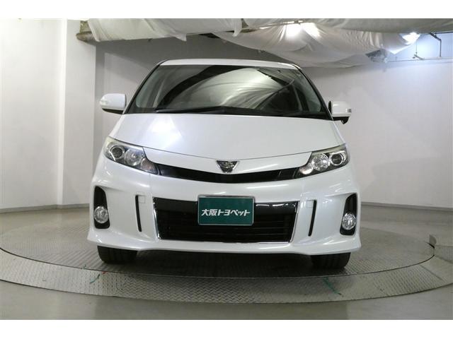 エスティマ アエラス ESC Rカメラ イモビライザー DVD再生可能 地デジTV メモリナビ Sキー ナビTV デュアルエアバック エアロ エアコン アルミ PS クルコン Wエアコン ETC 3列 パワーウィンドウ(2枚目)