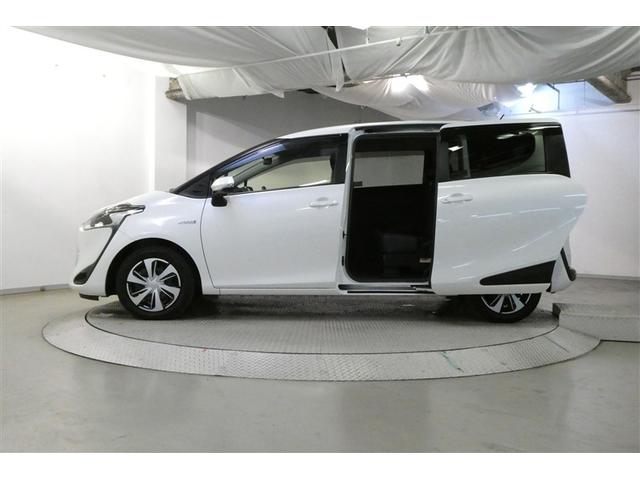 シエンタ ハイブリッドＧ　クエロ　地デジＴＶ　盗難防止　横滑り防止　ＬＥＤライト　クルコン　スマートキー　ＥＴＣ　バックモニタ　ＤＶＤ　オ－トエアコン　ＡＵＸ　メモリ－ナビ　エアバッグ　３列シート　ナビ＆ＴＶ　ＡＢＳ　ウォークスルー（5枚目）