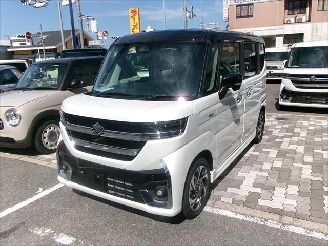 スペーシアカスタム ハイブリッドＸＳターボ　２トーンルーフ　スズキ保証付　デュアルセンサーブレーキサポートＩＩ　パーキングセンサー　ヘッドアップディスプレイ　アダプティブクルーズコントロール　フルＬＥＤヘッドランプ　電動パーキングブレーキ（38枚目）