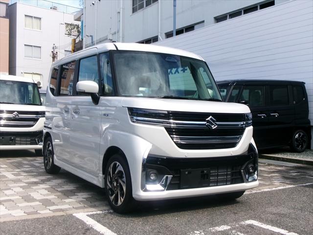 スペーシアカスタム ハイブリッドＸＳ　スズキ保証付　デュアルセンサーブレーキサポートＩＩ　パーキングセンサー　ヘッドアップディスプレイ　アダプティブクルーズコントロール　フルＬＥＤヘッドランプ　電動パーキング　両側パワースライドドア（12枚目）