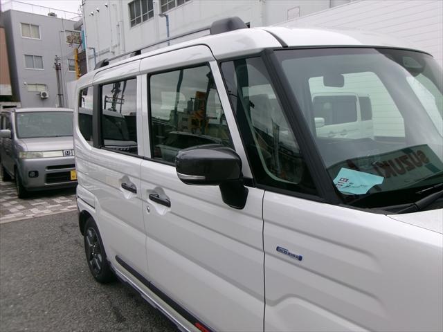 スペーシアギア ハイブリッドXZ ターボ スズキ保証付 デュアルセンサーブレーキサポートII パーキングセンサー ヘッドアップディスプレイ アダプティブクルーズコントロール LEDヘッドランプ 電動パーキングブレーキ 両側パワースライドドア(16枚目)