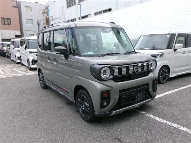 スペーシアギア ハイブリッドXZ スズキ保証付 デュアルセンサーブレーキサポートII パーキングセンサー ヘッドアップディスプレイ アダプティブクルーズコントロール LEDヘッドランプ 電動パーキングブレーキ 両側パワースライドドア(50枚目)