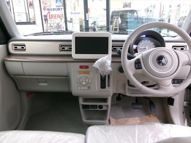 アルトラパン ハイブリッドX 6型モデル 2トーンルーフ スズキ保証付 デュアルセンサーブレーキサポートII パーキングセンサ LEDヘッドランプ アイドリングストップシステム プレミアムUV&IRカットガラス USB電源ソケット(57枚目)