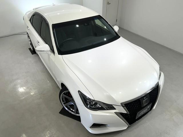 クラウン アスリートＳ－Ｔ　後期型／ターボ車／ＴＥＩＮ車高調／ＷＯＲＫ　ジースト２０ＡＷ／リアスポイラー／リアトランクスポイラー／前後クリアランスソナー／トヨタセーフティーセンス／スペアキー／バックカメラ／フルセグＴＶ（13枚目）