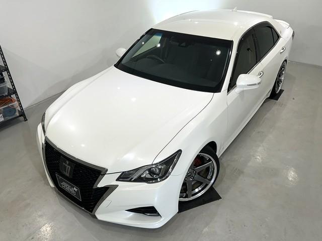 クラウン アスリートＳ－Ｔ　後期型／ターボ車／ＴＥＩＮ車高調／ＷＯＲＫ　ジースト２０ＡＷ／リアスポイラー／リアトランクスポイラー／前後クリアランスソナー／トヨタセーフティーセンス／スペアキー／バックカメラ／フルセグＴＶ（16枚目）