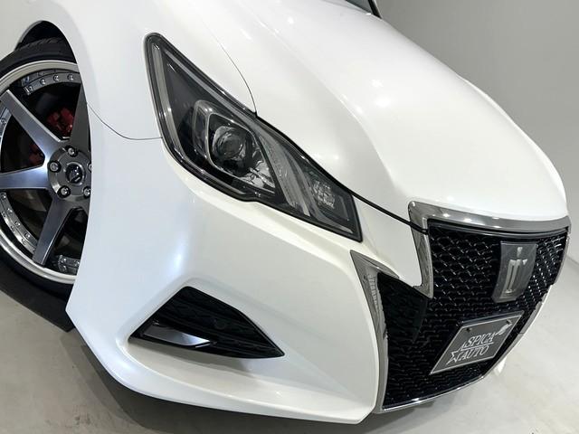 クラウン アスリートＳ－Ｔ　後期型／ターボ車／ＴＥＩＮ車高調／ＷＯＲＫ　ジースト２０ＡＷ／リアスポイラー／リアトランクスポイラー／前後クリアランスソナー／トヨタセーフティーセンス／スペアキー／バックカメラ／フルセグＴＶ（22枚目）