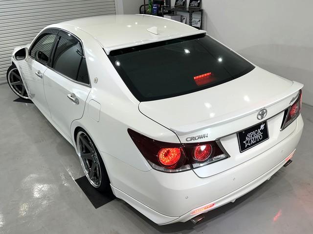 クラウン アスリートＳ－Ｔ　後期型／ターボ車／ＴＥＩＮ車高調／ＷＯＲＫ　ジースト２０ＡＷ／リアスポイラー／リアトランクスポイラー／前後クリアランスソナー／トヨタセーフティーセンス／スペアキー／バックカメラ／フルセグＴＶ（30枚目）