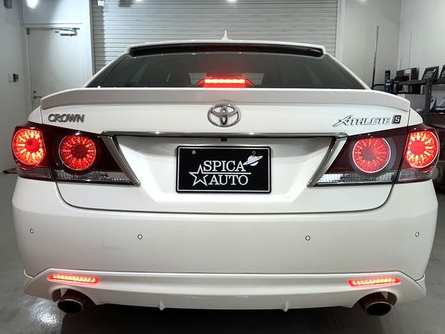 クラウン アスリートＳ－Ｔ　後期型／ターボ車／ＴＥＩＮ車高調／ＷＯＲＫ　ジースト２０ＡＷ／リアスポイラー／リアトランクスポイラー／前後クリアランスソナー／トヨタセーフティーセンス／スペアキー／バックカメラ／フルセグＴＶ（33枚目）