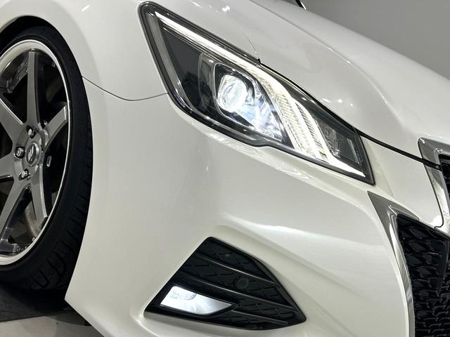 クラウン アスリートＳ－Ｔ　後期型／ターボ車／ＴＥＩＮ車高調／ＷＯＲＫ　ジースト２０ＡＷ／リアスポイラー／リアトランクスポイラー／前後クリアランスソナー／トヨタセーフティーセンス／スペアキー／バックカメラ／フルセグＴＶ（45枚目）