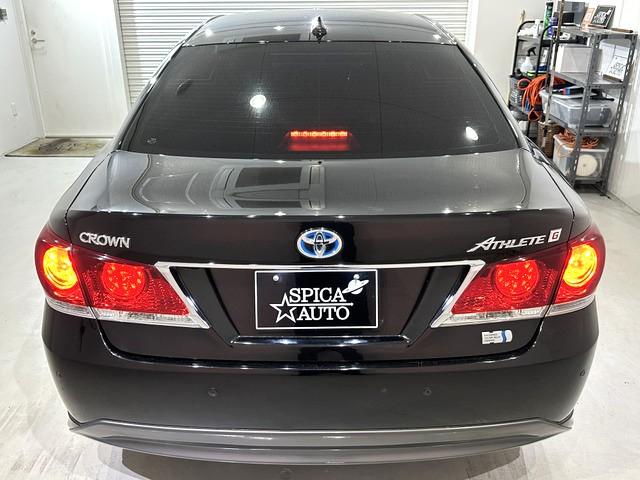 クラウンハイブリッド アスリートＧ　サンルーフ／ブラックレザーシート／車高調／ｌｅｖａｎｎａ　１９ＡＷ／社外アンビエントライト／シートヒーター＆クーラー／コーナーセンサー／追従式クルコン／リアロールサンシェード／イエローフォグランプ（33枚目）