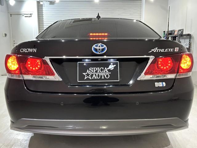 クラウンハイブリッド アスリートＧ　サンルーフ／ブラックレザーシート／車高調／ｌｅｖａｎｎａ　１９ＡＷ／社外アンビエントライト／シートヒーター＆クーラー／コーナーセンサー／追従式クルコン／リアロールサンシェード／イエローフォグランプ（38枚目）