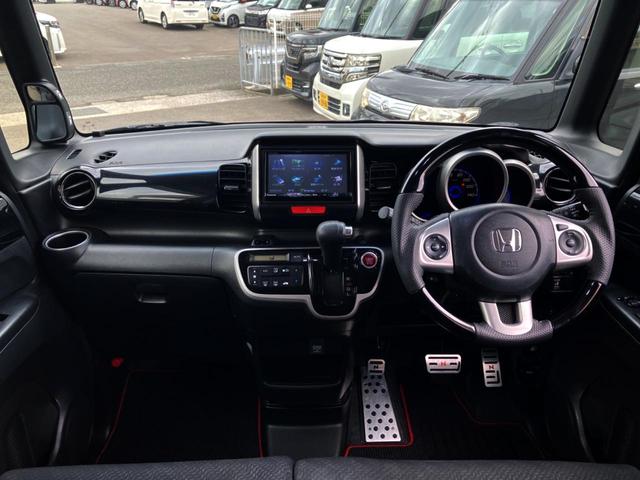 N-BOXカスタム G・Aパッケージ 電動スライドドア バックカメラ ドラレコ HIDヘッド ETC オートライト オートエアコン Bluetooth CD DVD再生 地デジ HIDフォグ(2枚目)