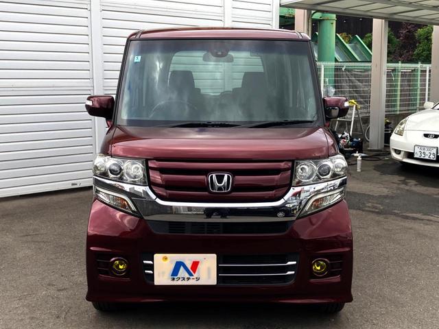 N-BOXカスタム G・Aパッケージ 電動スライドドア バックカメラ ドラレコ HIDヘッド ETC オートライト オートエアコン Bluetooth CD DVD再生 地デジ HIDフォグ(13枚目)