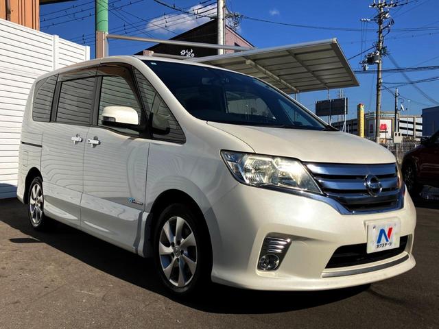 セレナ ハイウェイスター S-ハイブリッド 両側電動ドア 後席モニター バックカメラ 禁煙車 電動リアゲート ドラレコ スマートキー HIDヘッド ビルトインETC クルコン 純正16インチアルミ オートライト オートエアコン CD(17枚目)