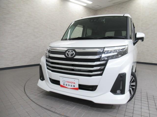 ルーミー カスタムG アイドリング 両側電動SD LEDヘット バックビューモニター 衝突回避ブレーキ 地デジ スマートキー メモリナビ クルーズコントロール DVD ETC 1オーナー オートエアコン アルミホイール(6枚目)