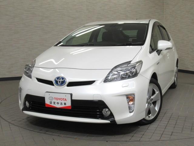 プリウス Ｇツーリングセレクション　Ｒカメラ　地デジフルセグＴＶ　１オーナー　ＬＥＤヘットライト　エアコン　セキュリティー　Ｗエアバック　エアバック　ＥＴＣ車載器　キーフリー　パワーウインド　アルミ　ナビ＆ＴＶ　ＰＳ　メモリナビ　ＡＢＳ（4枚目）