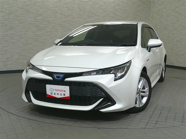 カローラスポーツ ハイブリッドG 衝突軽減 イモビ アルミ 地デジ メモリーナビゲーション サイドエアバッグ クルコン ナビTV LEDヘッドライト ESC ETC オートエアコン パワステ ABS エアバッグ DVD再生 キーフリー(5枚目)