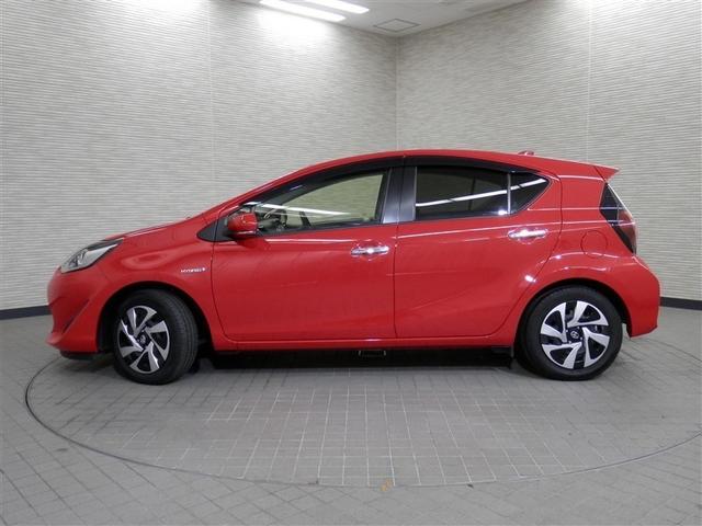 アクア Sスタイルブラック バックモニタ- ナビTV イモビライザー LEDライト スマートキープッシュスタート 1オーナー ETC付き Wエアバッグ キーフリ メモリーナビゲーション 横滑り防止装置付き 1セグ ABS PS(6枚目)