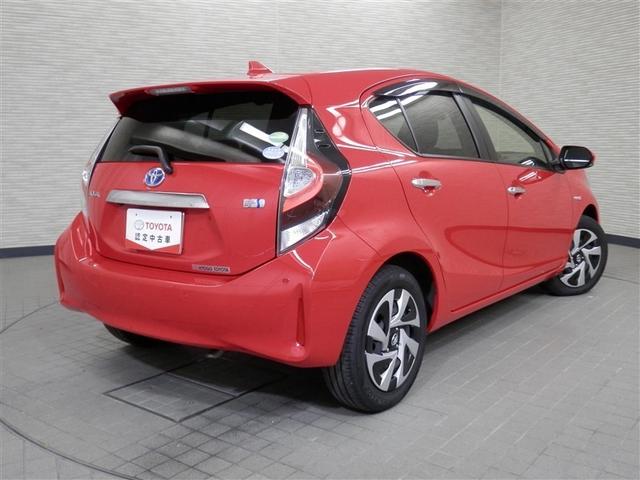 アクア Sスタイルブラック バックモニタ- ナビTV イモビライザー LEDライト スマートキープッシュスタート 1オーナー ETC付き Wエアバッグ キーフリ メモリーナビゲーション 横滑り防止装置付き 1セグ ABS PS(7枚目)