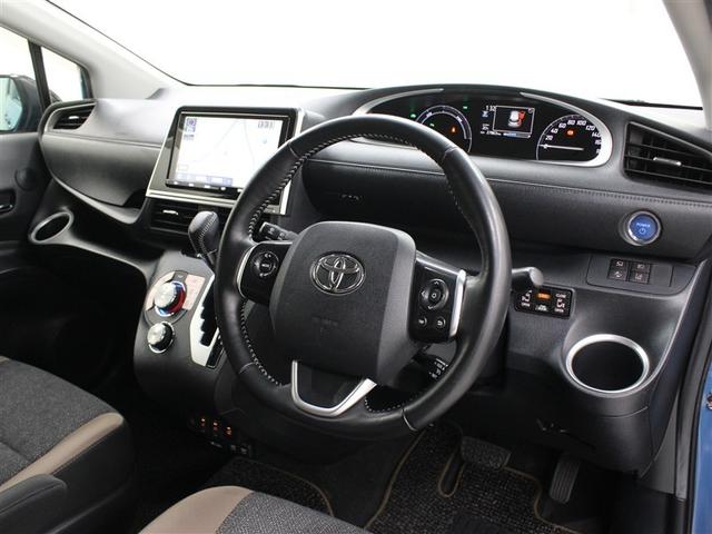 シエンタ ハイブリッドG グランパー フルセグ メモリーナビ DVD再生 バックカメラ 衝突被害軽減システム ETC ドラレコ 両側電動スライド LEDヘッドランプ 乗車定員7人 3列シート アイドリングストップ(6枚目)