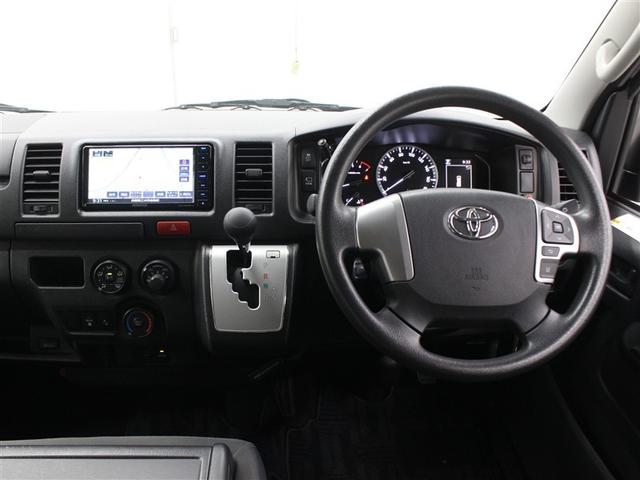 ハイエースバン WEL DXクルマイスBタイフ 福祉車両 ワンセグ メモリーナビ ミュージックプレイヤー接続可 バックカメラ 衝突被害軽減システム ドラレコ 乗車定員10人(5枚目)