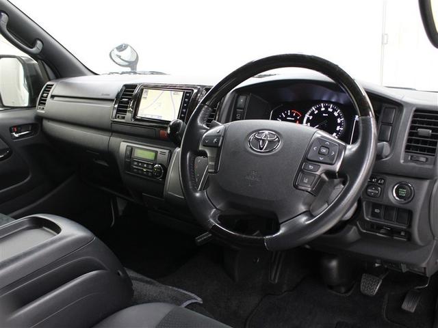 ハイエースバン スーパーGL ダークプライムII フルセグ メモリーナビ DVD再生 バックカメラ 衝突被害軽減システム ETC ドラレコ LEDヘッドランプ ワンオーナー ディーゼル(6枚目)