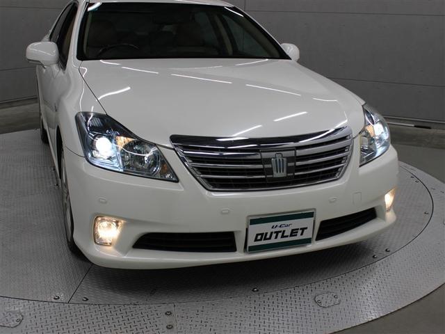 クラウンハイブリッド Ｇパッケージ　革シート　フルセグ　ＨＤＤナビ　ＤＶＤ再生　ミュージックプレイヤー接続可　バックカメラ　衝突被害軽減システム　ＥＴＣ　ＨＩＤヘッドライト　アイドリングストップ（15枚目）