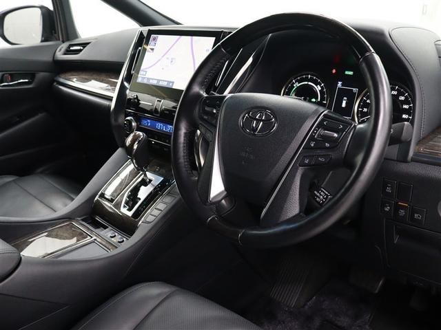 アルファードハイブリッド エグゼクティブラウンジＳ　革シート　４ＷＤ　フルセグ　メモリーナビ　ＤＶＤ再生　ミュージックプレイヤー接続可　後席モニター　バックカメラ　衝突被害軽減システム　ＥＴＣ　両側電動スライド　ＬＥＤヘッドランプ　乗車定員７人（6枚目）