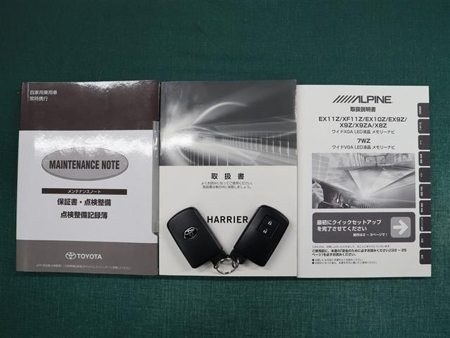 取説＆メンテナンスノートが付属されています。