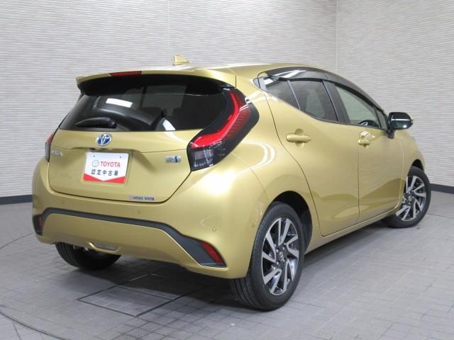 アクア Z LEDヘッドライト スマートキー 100V電源 イモビライザー アルミホイール オートクルーズコントロール エアコン ESC ナビ カーテンエアバッグ ETC キーレス パワーウインドウ ABS(6枚目)