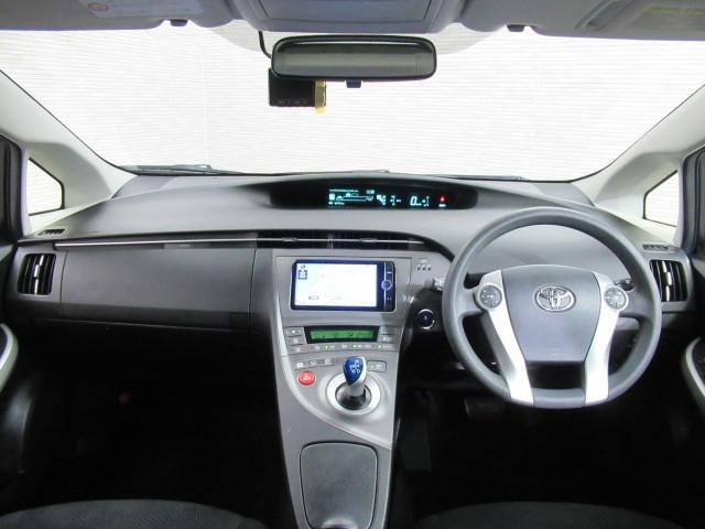 プリウス S Bモニタ- フルセグ地デジ インテリキー デュアルエアバック エアB イモビライザー DVD再生可能 ワンオーナー車 ナビTV AUTOエアコン 横スベリ防止 アルミホイール ETC装備 ABS(25枚目)