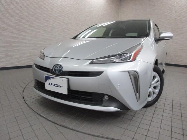 プリウス SセーフティプラスII メモリーナビ フルセグ 全周囲カメラ LEDヘッドライト CD/DVD再生機能 衝突被害軽減ブレーキ ペダル踏み間違い急発進制御装置 ブラインドスポットモニター ETC ワンオーナー 先進ライト(4枚目)