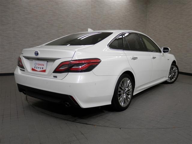 クラウンハイブリッド S エレガンススタイル 両側Pドア 1オナ スマートキーPスタート リアカメラ アイドリングSTOP ETC車載器 オートエアコン イモビライザー オートクルーズコントロール キーレス ナビTV ABS 3列 メモリナビ(6枚目)