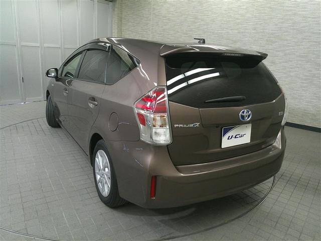 プリウスアルファ S スマキ- リモコンキー PCS 横滑り防止装置付き PW Bカメラ クルコン ナビ・TV サイドエアB ワンオナ ETC車載器 ABS付き アルミホイール 1セグTV メモリーナビゲーション イモビ(5枚目)