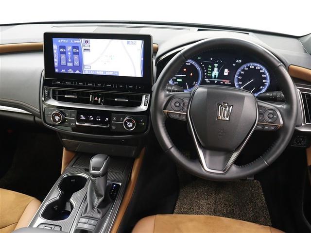 クラウンハイブリッド Ｓ　１２．３型ナビ　フルセグ　ブルーレイ再生　ミュージックプレイヤー接続可　全周囲カメラ　ＥＴＣ　シートヒーター　パワーシート　ＬＥＤヘッドライト　ＢＳＭ　ＰＫＳＢ　ＴＳＳ　ワンオーナー（5枚目）