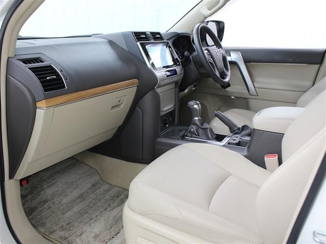 ランドクルーザープラド TX Lパッケージ マットブラックエディション 革シート 4WD フルセグ メモリーナビ DVD再生 バックカメラ 衝突被害軽減システム ETC ドラレコ LEDヘッドランプ 乗車定員7人 3列シート(11枚目)