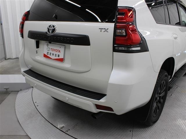 ランドクルーザープラド TX Lパッケージ マットブラックエディション 革シート 4WD フルセグ メモリーナビ DVD再生 バックカメラ 衝突被害軽減システム ETC ドラレコ LEDヘッドランプ 乗車定員7人 3列シート(18枚目)