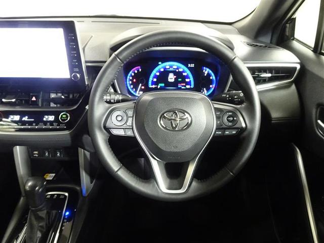 カローラクロス ハイブリッド Z 衝突軽減B フルセグテレビ スマキ- ワンオーナ 半レザー Bモニター アクティブクルーズコントロール メモリナビ アイドリングストップ イモビ LED AC 運転席Pシート キーレス パワステ(21枚目)