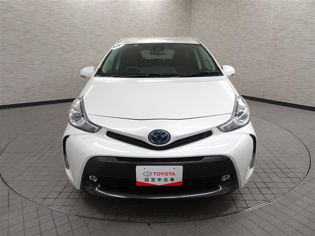 プリウスアルファ G エアコンパワステ ESC 運転席パワーシート 地デジ アルミホイール 1オーナー メモリナビ クルコン ナビ&TV 盗難防止 キーレス 3列シート パワーウインドウ ABS パワーステアリング(4枚目)