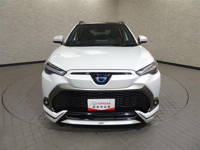 カローラクロス ハイブリッド Z 衝突軽減B スマキ- ワンオーナ 半レザー Bモニター アクティブクルーズコントロール メモリナビ アイドリングストップ イモビ LED AC 運転席Pシート キーレス パワステ アルミ エアバッグ(4枚目)