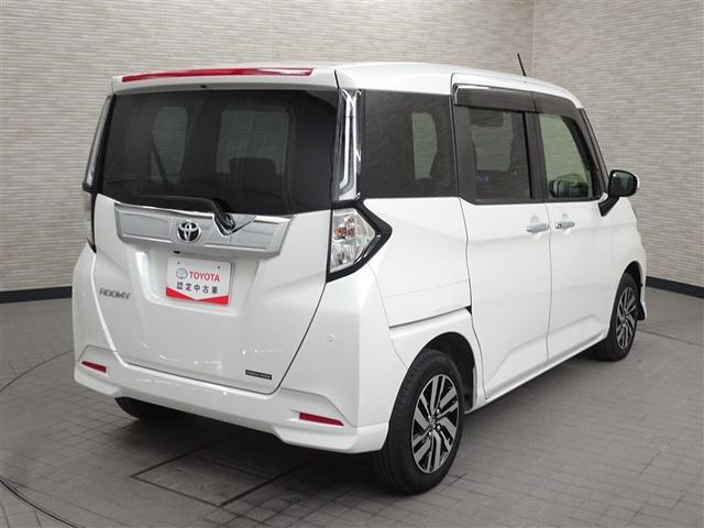 ルーミー カスタムG アイドリング 両側電動SD LEDヘット バックビューモニター 衝突回避ブレーキ TV 地デジ スマートキー クルーズコントロール ETC 1オーナー オートエアコン アルミホイール ABS イモビ(6枚目)