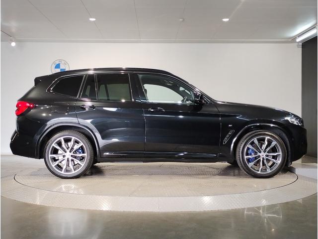 X3 M40d 後期モデル パノラマサンルーフ Mブレーキ Harmankardon モカレザー シートヒーター ハンドルヒーター リアアジャストメント 純正HDDナビ 全周囲 リアサイドローラー リア電動リアゲート(7枚目)