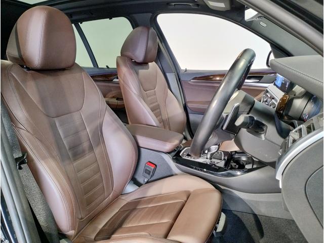 X3 M40d 後期モデル パノラマサンルーフ Mブレーキ Harmankardon モカレザー シートヒーター ハンドルヒーター リアアジャストメント 純正HDDナビ 全周囲 リアサイドローラー リア電動リアゲート(17枚目)