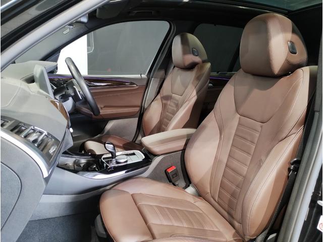 X3 M40d 後期モデル パノラマサンルーフ Mブレーキ Harmankardon モカレザー シートヒーター ハンドルヒーター リアアジャストメント 純正HDDナビ 全周囲 リアサイドローラー リア電動リアゲート(18枚目)