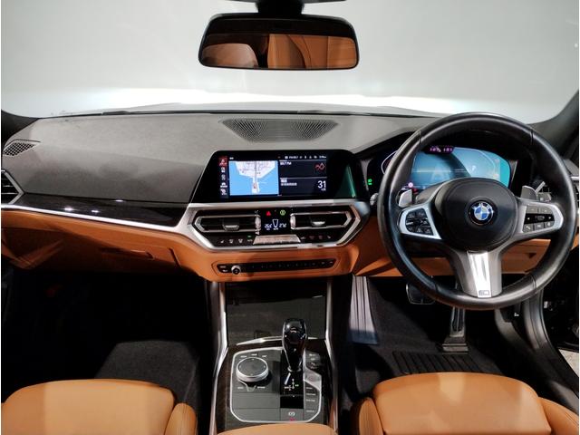 ３シリーズ ３２０ｄｘＤｒｉｖｅツーリングＭスポーツハイラインＰ　２年保証付　コニャックレザー　ウッドトリム　アクティブクルーズコントロール　全周囲カメラ　シートヒーター　衝突軽減ブレーキ　電動トランク　アップルカープレイ　ＬＥＤ　アンビエントライト　純正１８ＡＷ（5枚目）