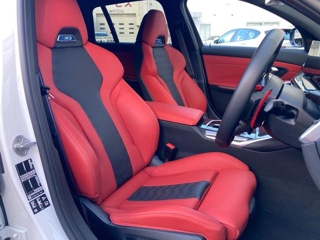 Ｍ３ Ｍ３ツーリング　コンペティション　Ｍ　ｘＤｒｉｖｅ　元弊社デモカー　後期ヘッドライト　フィオナレッドメリノレザー　ＭコンフォートＰＫＧ　ハンドルヒーター　シートエアコン＆ヒーター　アコースティックガラス　全周囲カメラ　レッドキャリパー　１９＆２０ＡＷ（18枚目）