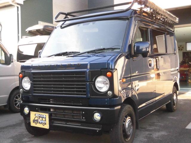 エブリイ ＰＣ　ダムド　リトルＤ　軽キャン仕様　電子レンジ　冷蔵庫　ナビ＆ＴＶ　バックカメラ　天井断熱施工　２０００Ｗインバータ　１００ＡＨサブバッテリー　走行充電　外部充電　ミニシンク　下駄箱　ベットマット新品（51枚目）