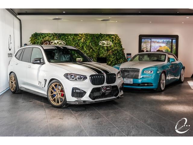 Ｘ３ Ｍ コンペティション　３ＤデザインＦ，Ｓ，Ｒフルエアロ　ＢＢＳ鍛造２１インチ　ＫＷ車高調　パノラマガラスサンルーフ　Ｉｎｄｉｖｉｄｕａｌエクステンド・メリノ・レザー　ハーマンカードンサウンドシステム（4枚目）