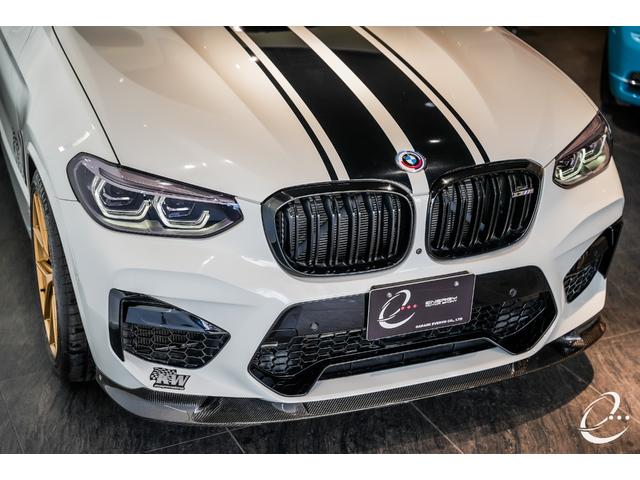 Ｘ３ Ｍ コンペティション　３ＤデザインＦ，Ｓ，Ｒフルエアロ　ＢＢＳ鍛造２１インチ　ＫＷ車高調　パノラマガラスサンルーフ　Ｉｎｄｉｖｉｄｕａｌエクステンド・メリノ・レザー　ハーマンカードンサウンドシステム（8枚目）